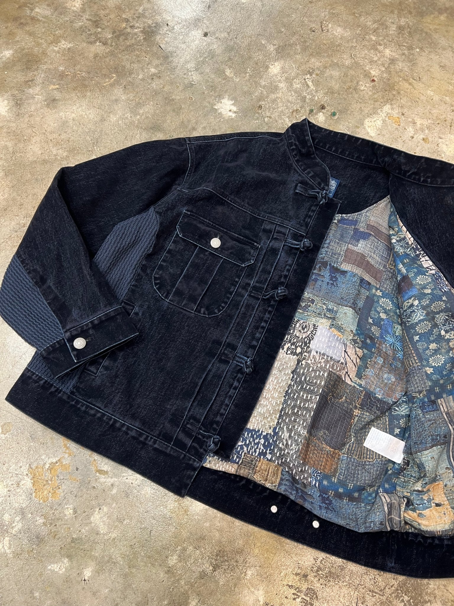 【New Arrival】Flocked Denim KF Jacket - Full House Denim & Workshop