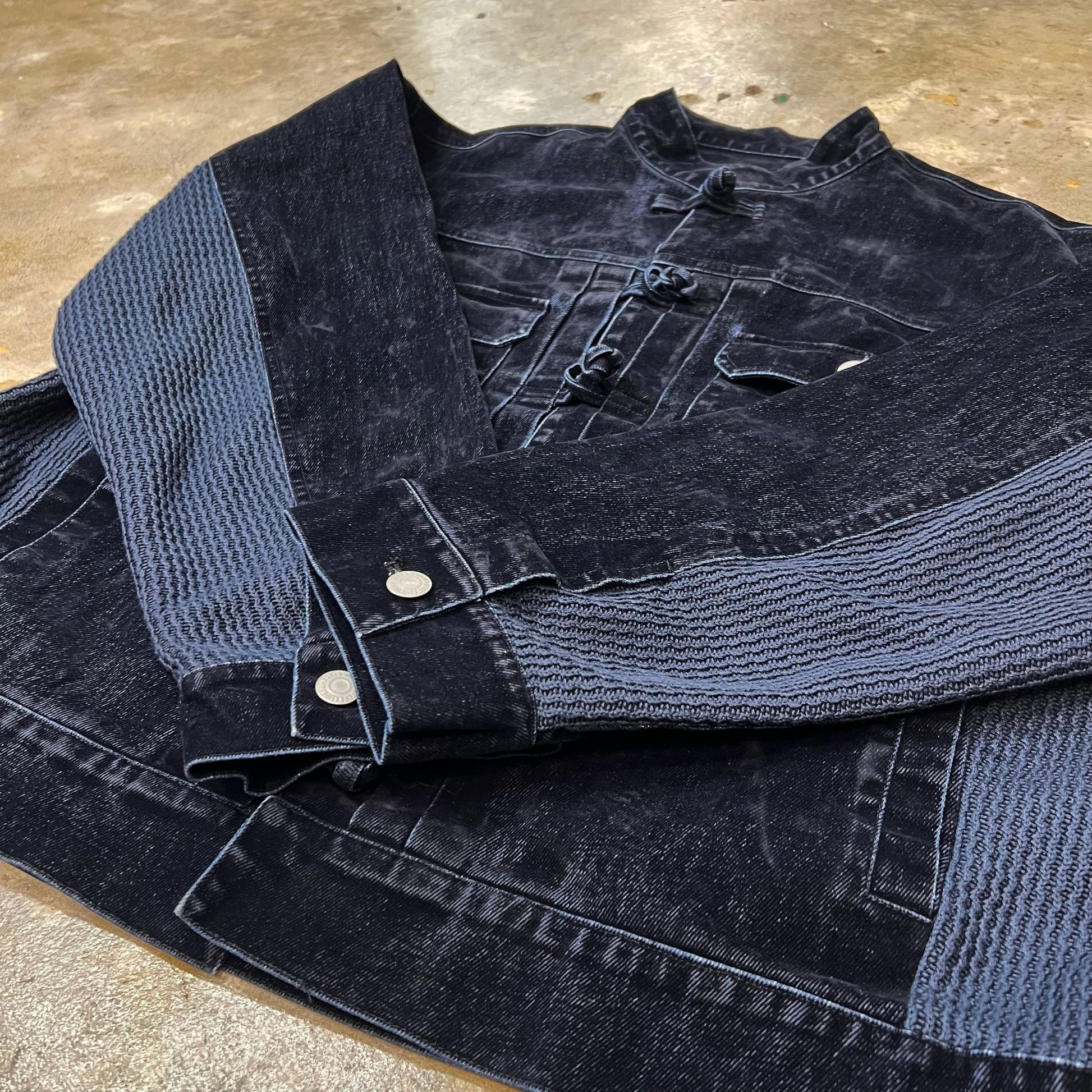 【New Arrival】Flocked Denim KF Jacket - Full House Denim & Workshop