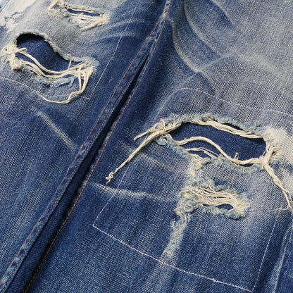 【訂製】No.1 13oz. Dirty Washed Damaged Jeans - Full House Denim & Workshop