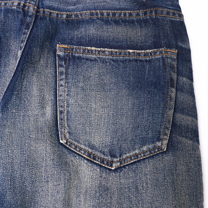 【訂製】No.1 13oz. Dirty Washed Damaged Jeans - Full House Denim & Workshop