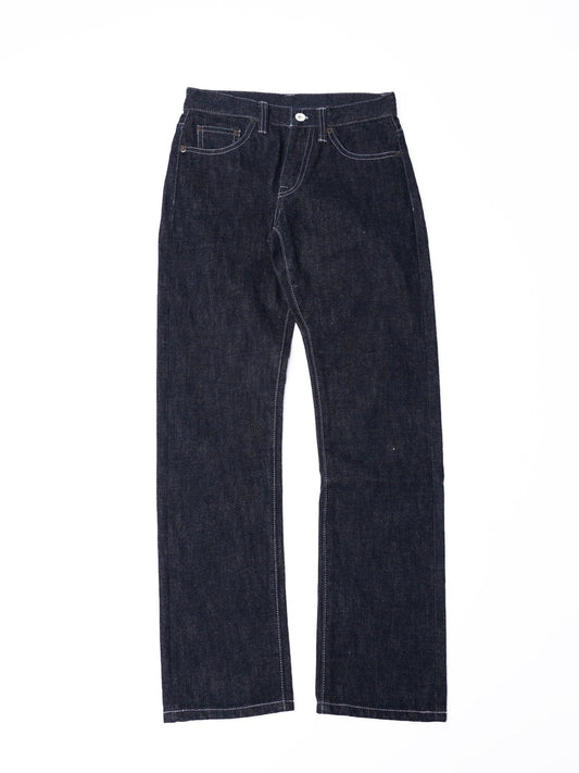 【訂製】No.21 Blue Black Dyed Unwashed Slim Fit Jeans - Full House Denim & Workshop