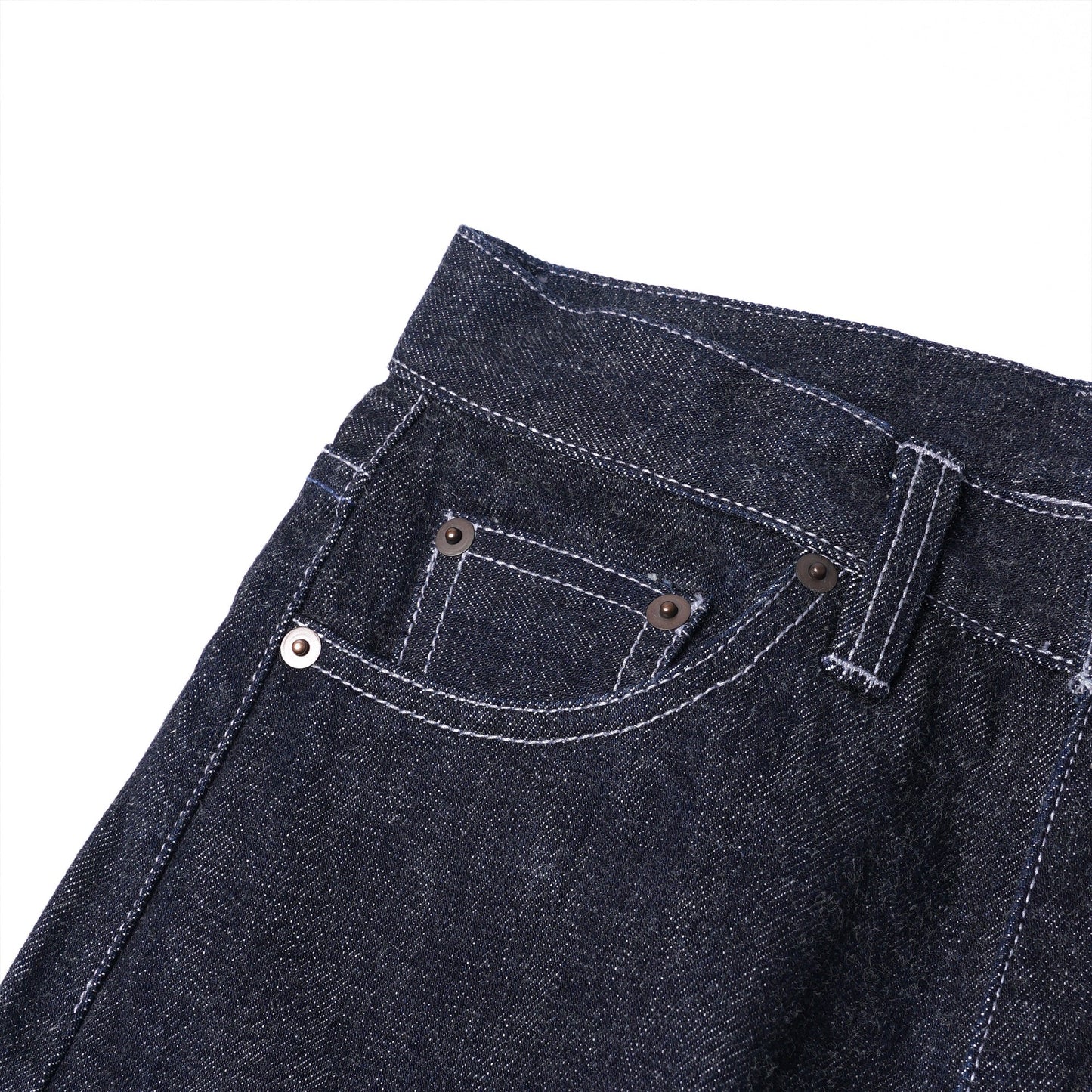 【訂製】No.21 Blue Black Dyed Unwashed Slim Fit Jeans - Full House Denim & Workshop