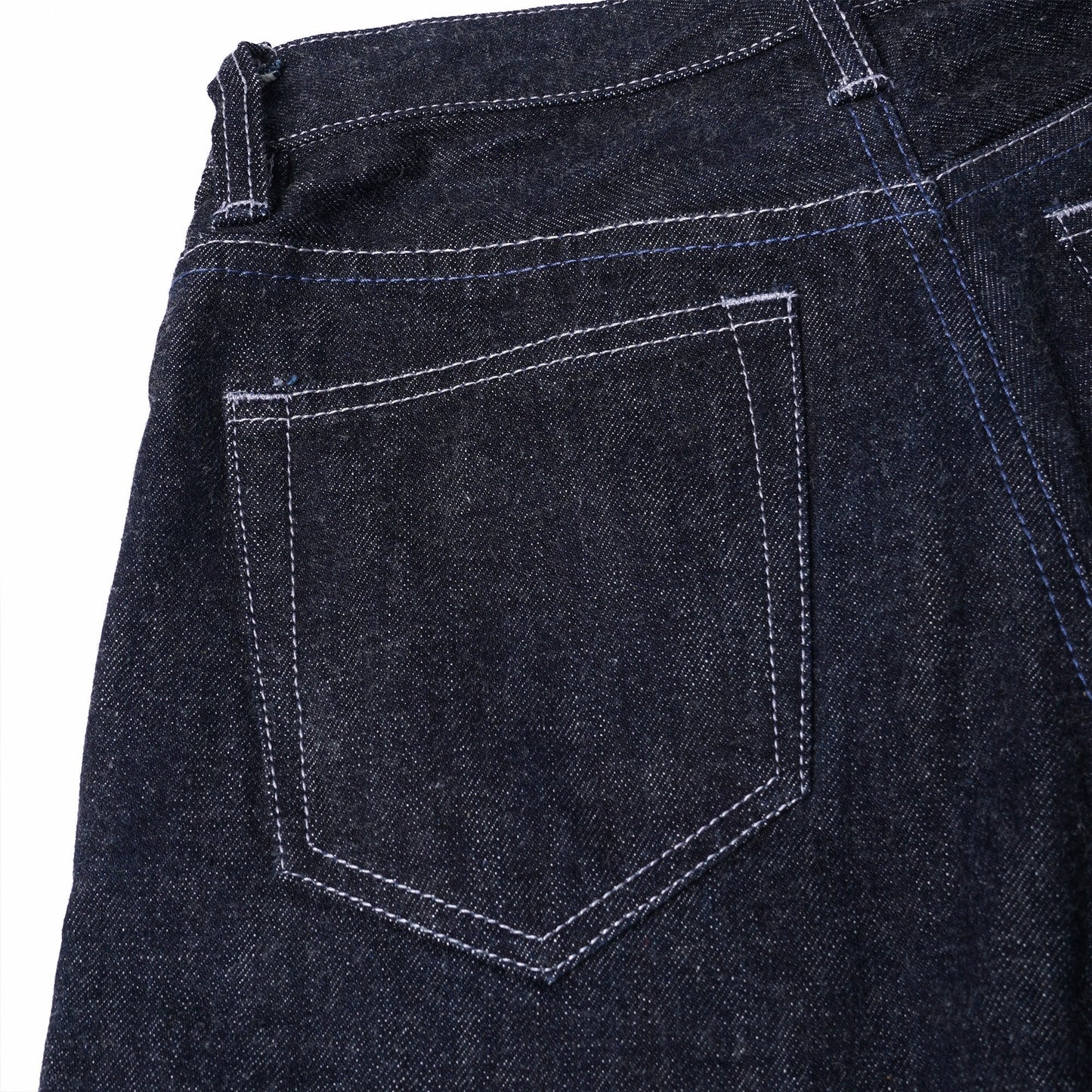 【訂製】No.21 Blue Black Dyed Unwashed Slim Fit Jeans - Full House Denim & Workshop