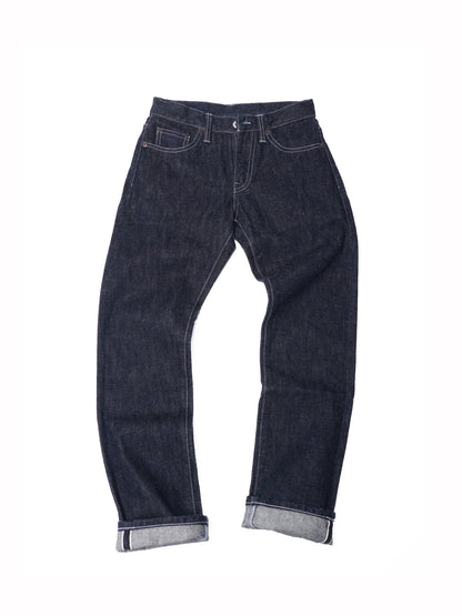 【訂製】No.21 Blue Black Dyed Unwashed Slim Fit Jeans - Full House Denim & Workshop