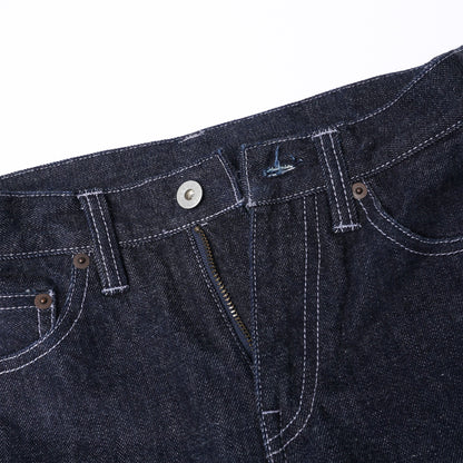 【訂製】No.21 Blue Black Dyed Unwashed Slim Fit Jeans - Full House Denim & Workshop