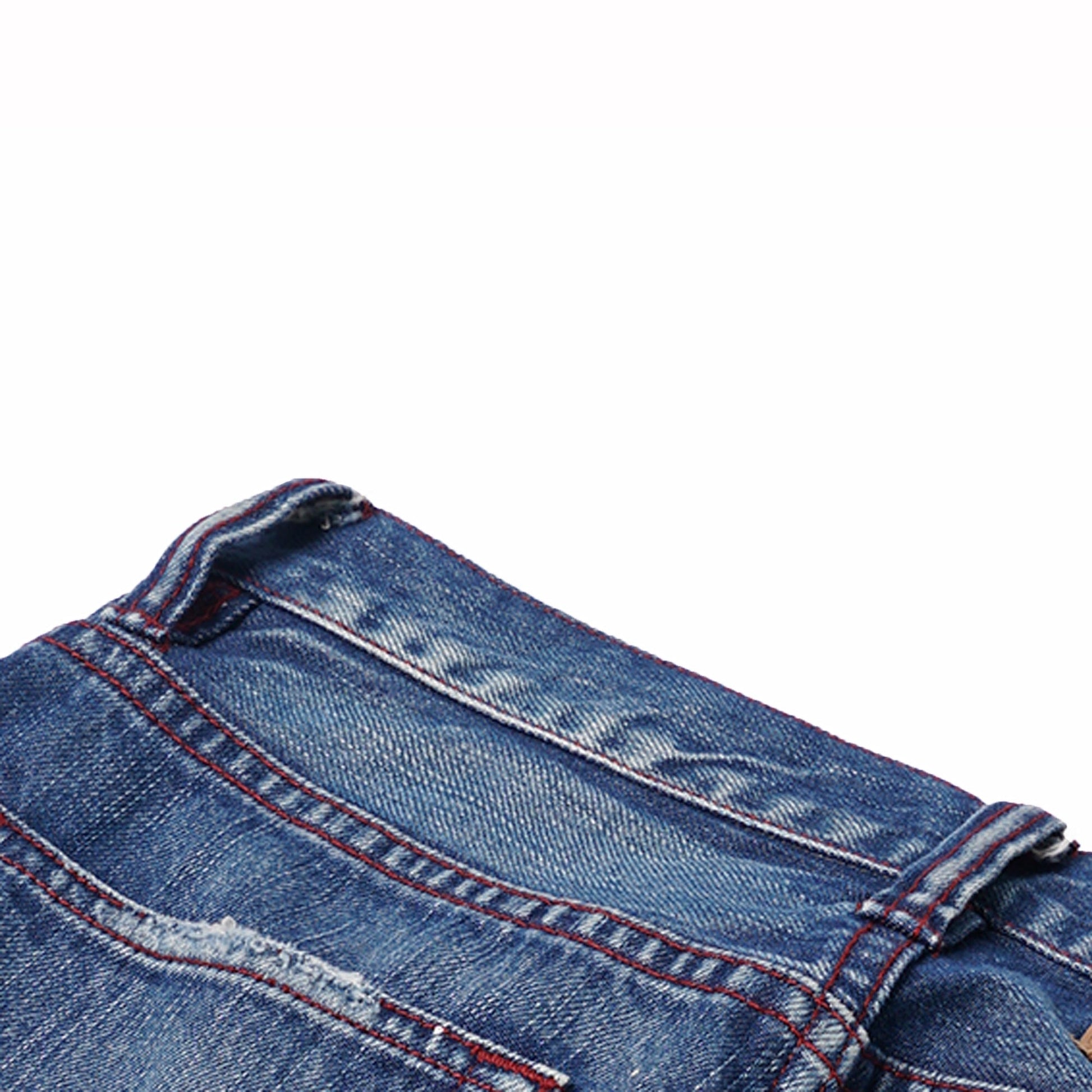 【訂製】No.29 Damaged Washed Slim Fit Jeans - Full House Denim & Workshop