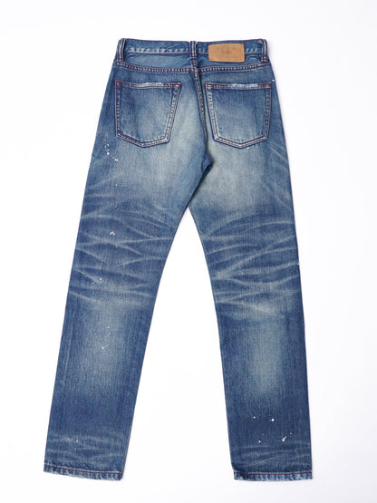 【訂製】No.29 Damaged Washed Slim Fit Jeans - Full House Denim & Workshop