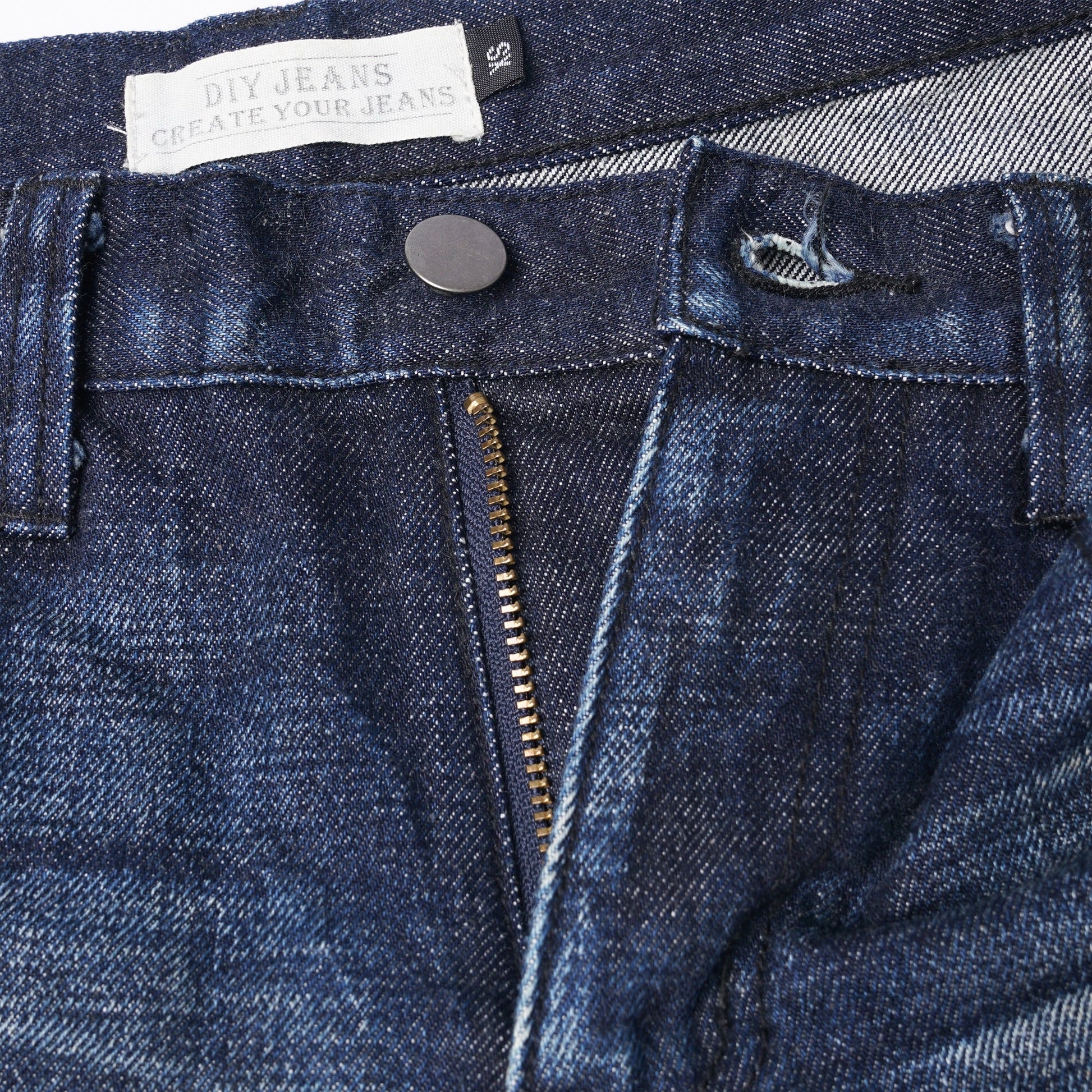 【訂製】No.4 Dark Blue Washed Slim Cut Jeans - Full House Denim & Workshop