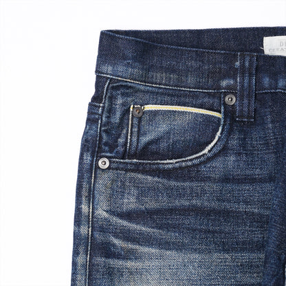 【訂製】No.4 Dark Blue Washed Slim Cut Jeans - Full House Denim & Workshop