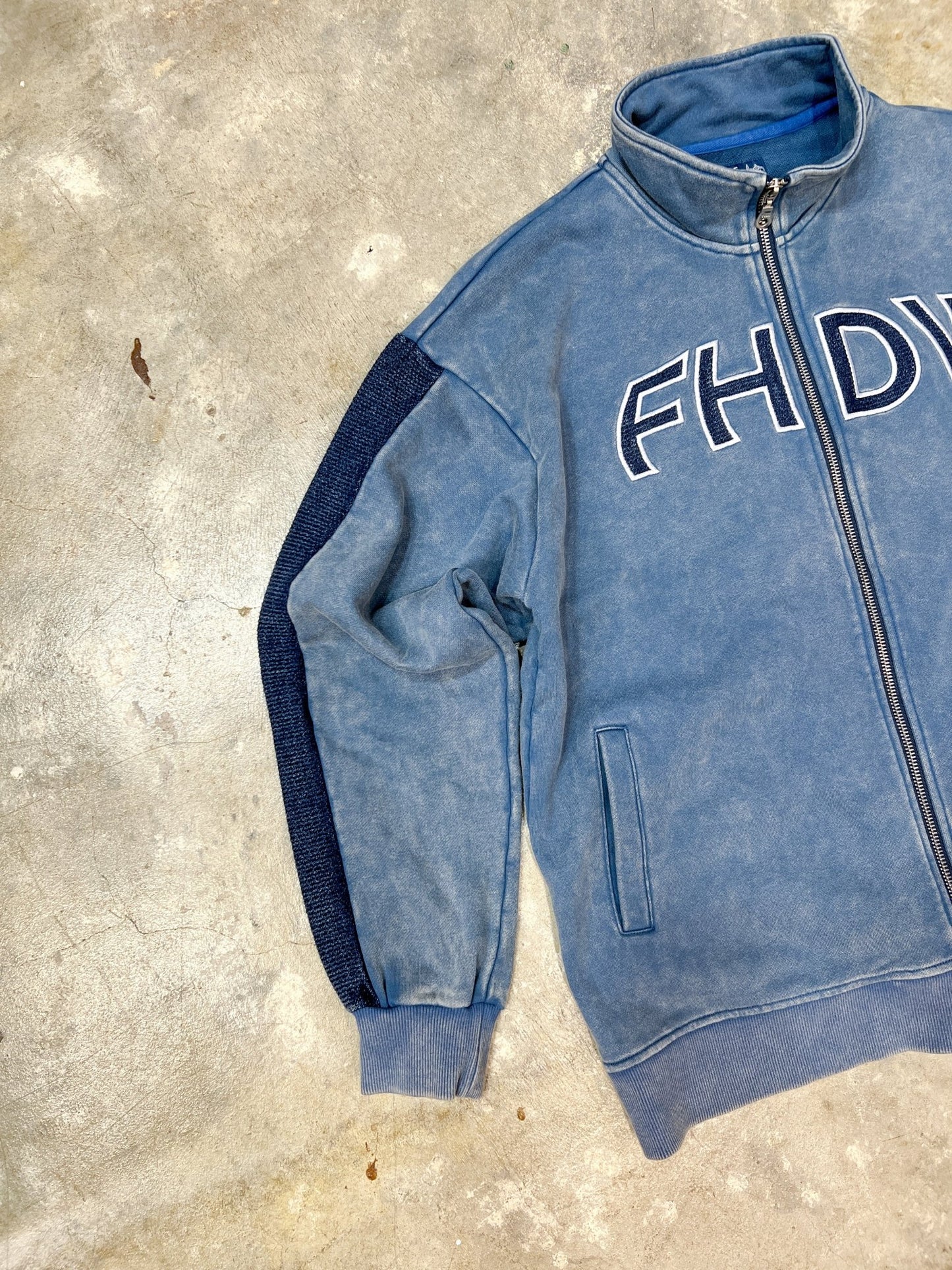 【Pre - Order 預訂】Appliqué Snow Washed Athletic Jacket - Full House Denim & Workshop