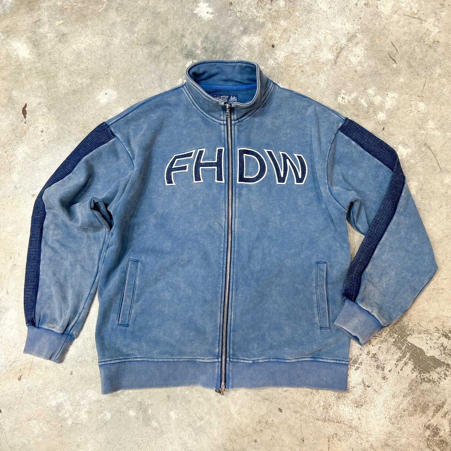 【Pre - Order 預訂】Appliqué Snow Washed Athletic Jacket - Full House Denim & Workshop