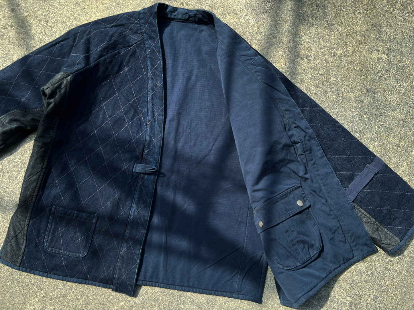 Pre - Order 預售開啟【Limited Edition】Wealth Serpent Embroidery Double Sided Haori【玉京子】 - Full House Denim & Workshop