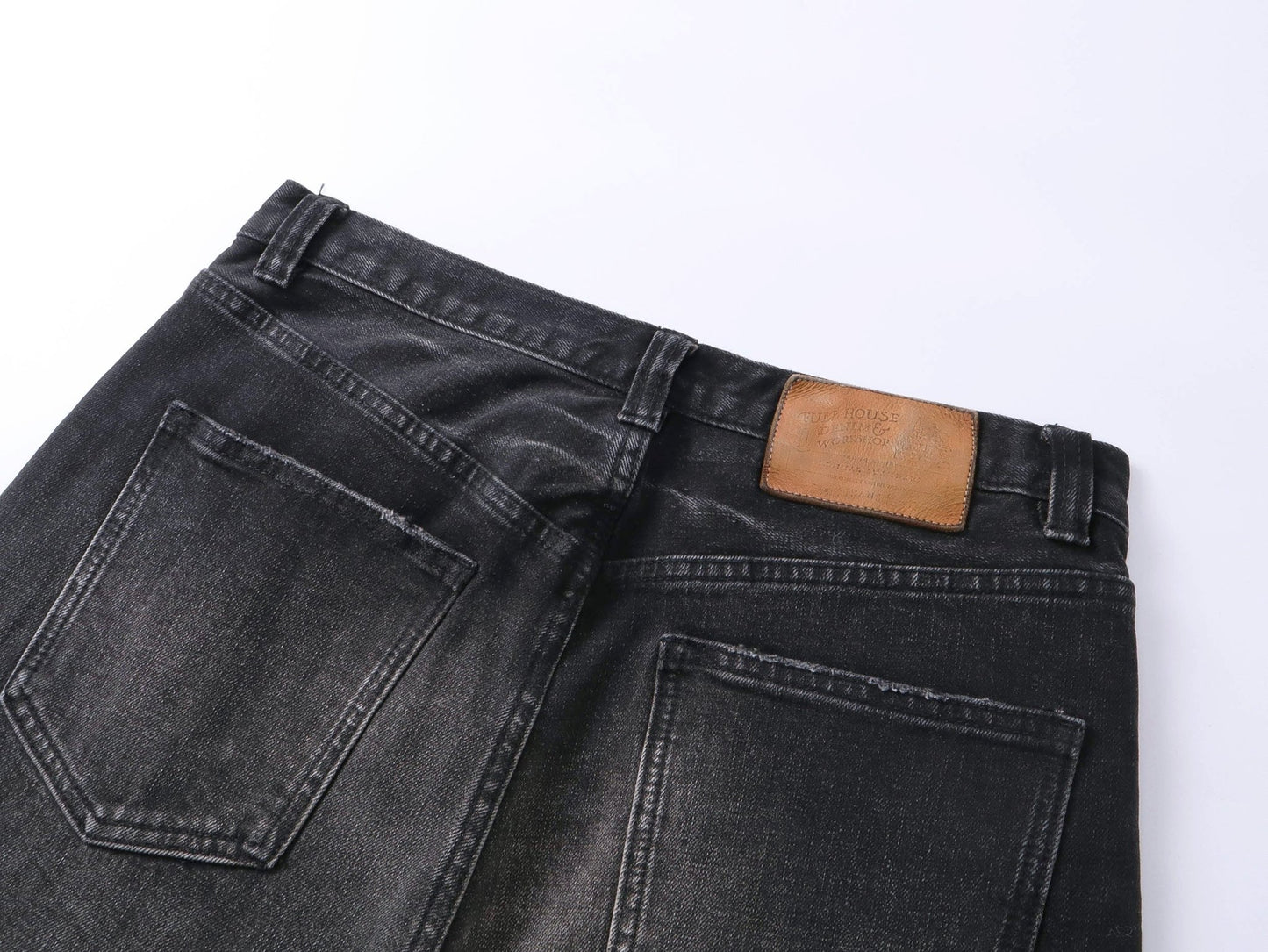 【Pre - Order】90's Damaged Washed Selvage Straight Leg Jeans - Full House Denim & Workshop