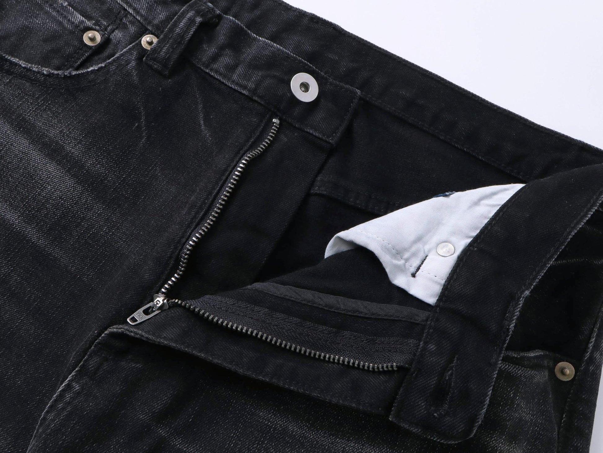 【Pre - Order】90's Damaged Washed Selvage Straight Leg Jeans - Full House Denim & Workshop