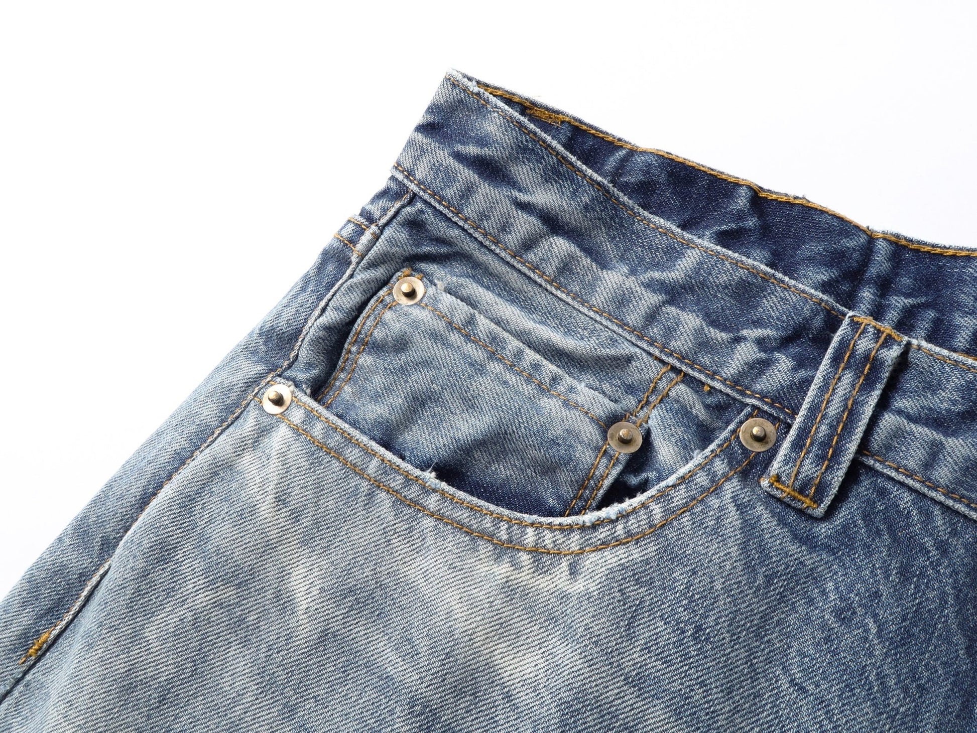 【Pre - Order】Daddy Washed Selvage Straight Leg Jeans - Full House Denim & Workshop