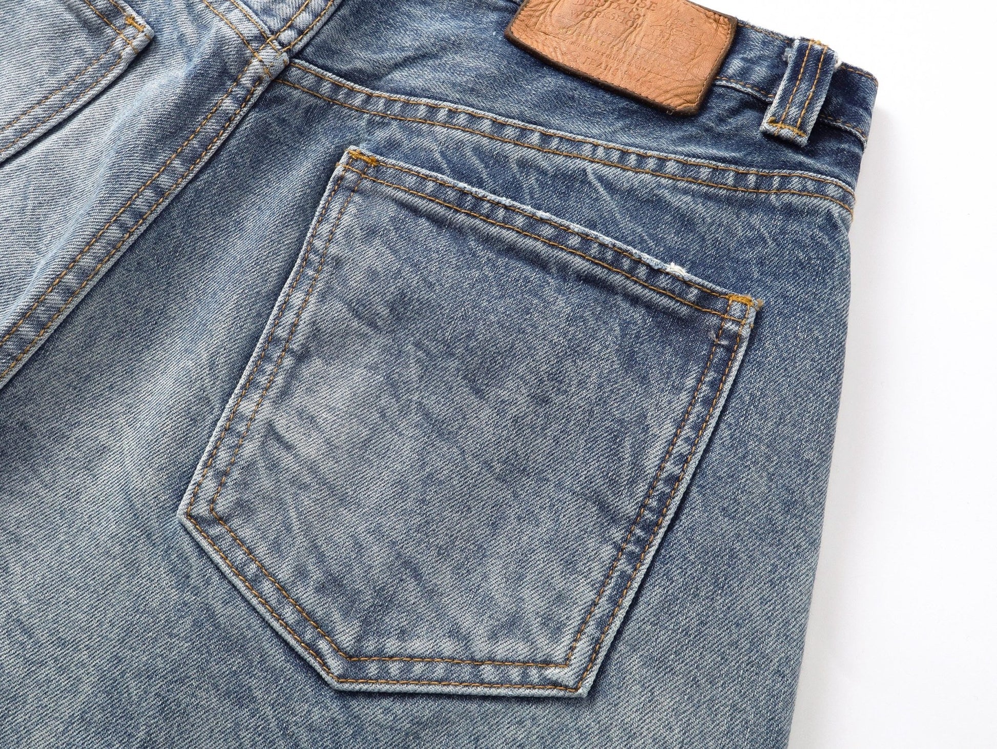 【Pre - Order】Daddy Washed Selvage Straight Leg Jeans - Full House Denim & Workshop