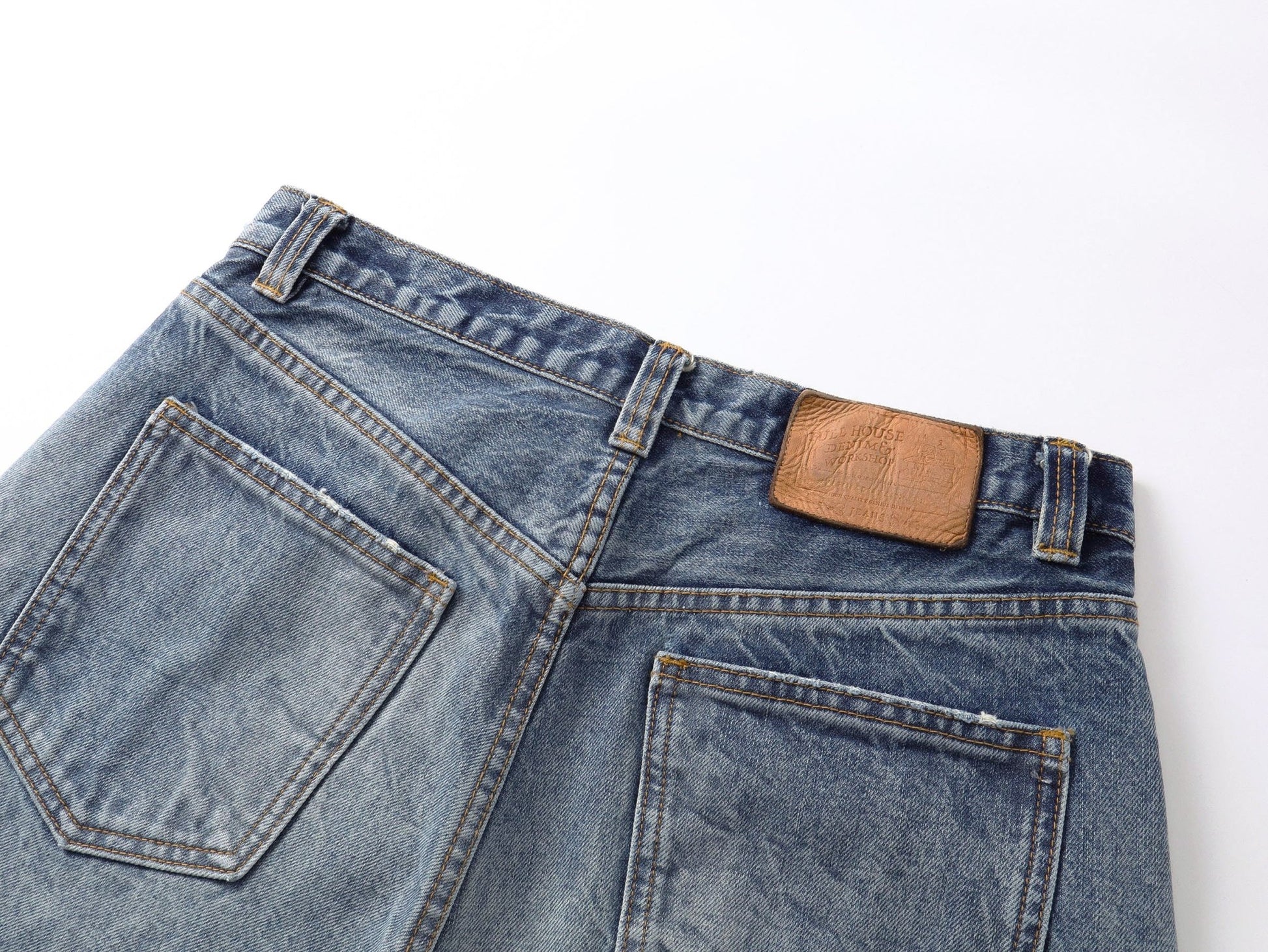 【Pre - Order】Daddy Washed Selvage Straight Leg Jeans - Full House Denim & Workshop