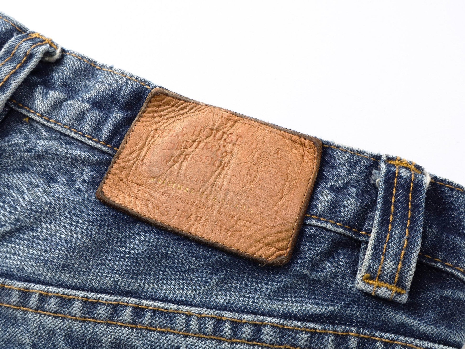 【Pre - Order】Daddy Washed Selvage Straight Leg Jeans - Full House Denim & Workshop