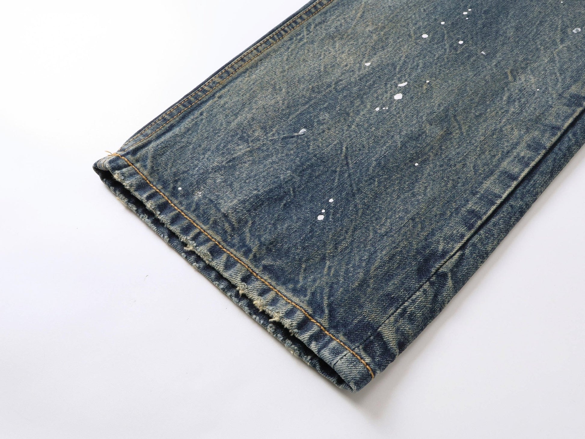 【Pre - Order】Dirty Painter Selvage Straight Leg Jeans - Full House Denim & Workshop