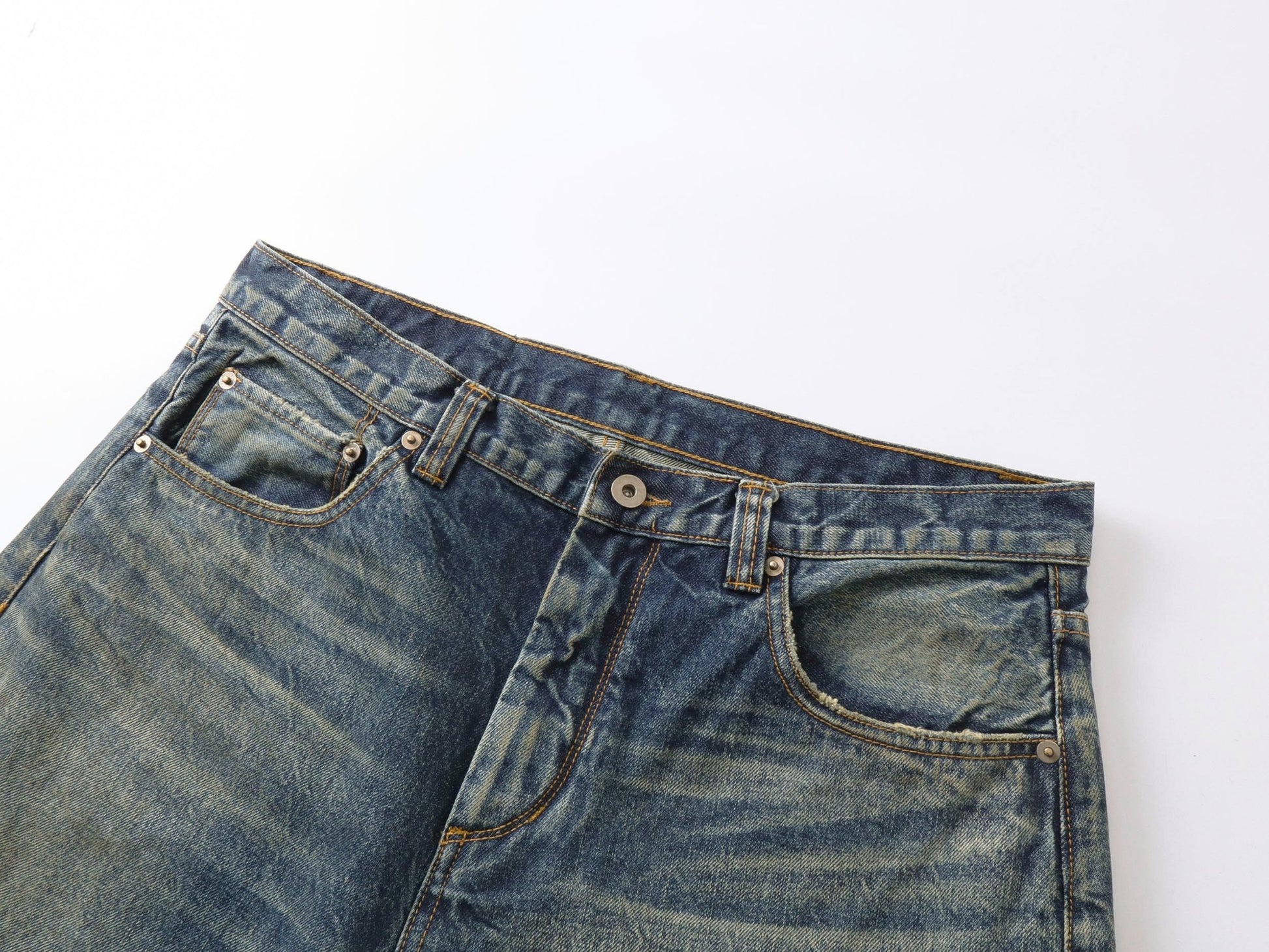 【Pre - Order】Dirty Painter Selvage Straight Leg Jeans - Full House Denim & Workshop