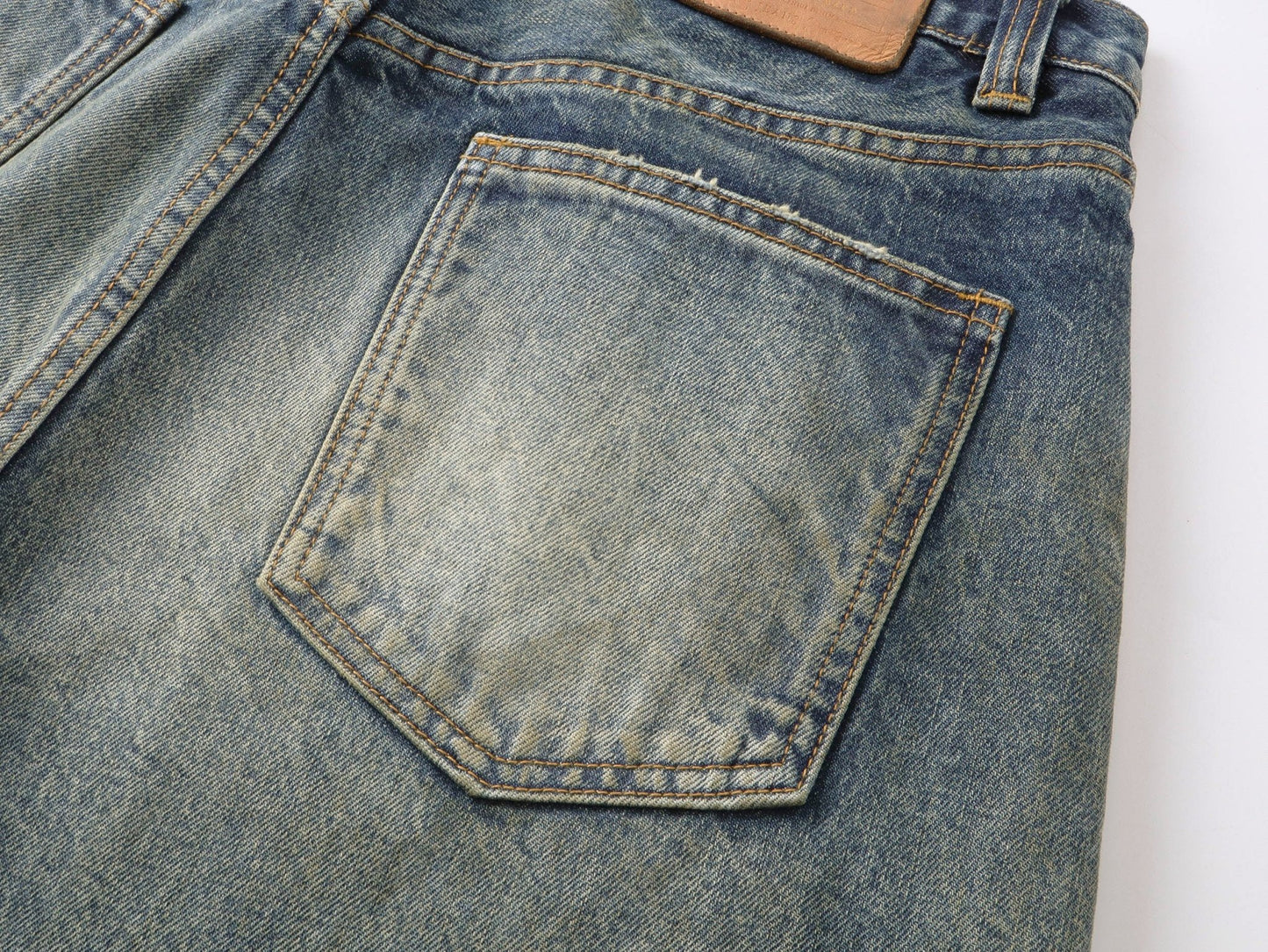 【Pre - Order】Dirty Painter Selvage Straight Leg Jeans - Full House Denim & Workshop