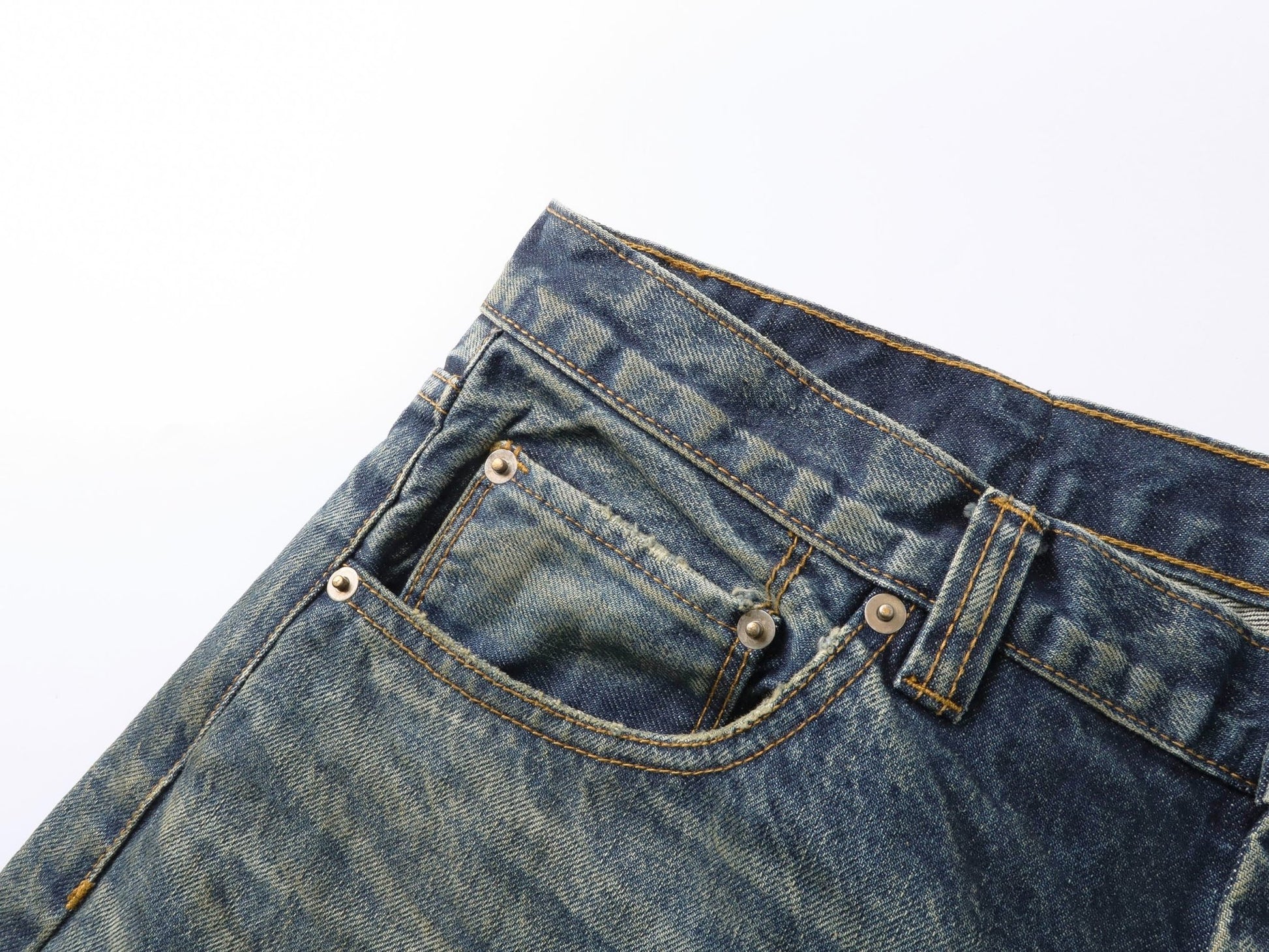 【Pre - Order】Dirty Painter Selvage Straight Leg Jeans - Full House Denim & Workshop