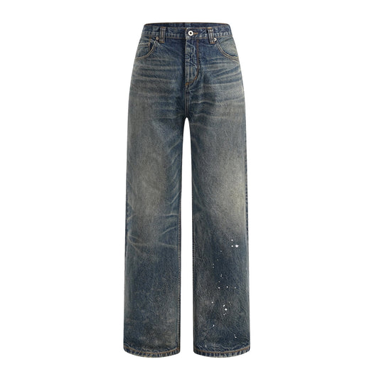 【Pre - Order】Dirty Painter Selvage Straight Leg Jeans - Full House Denim & Workshop