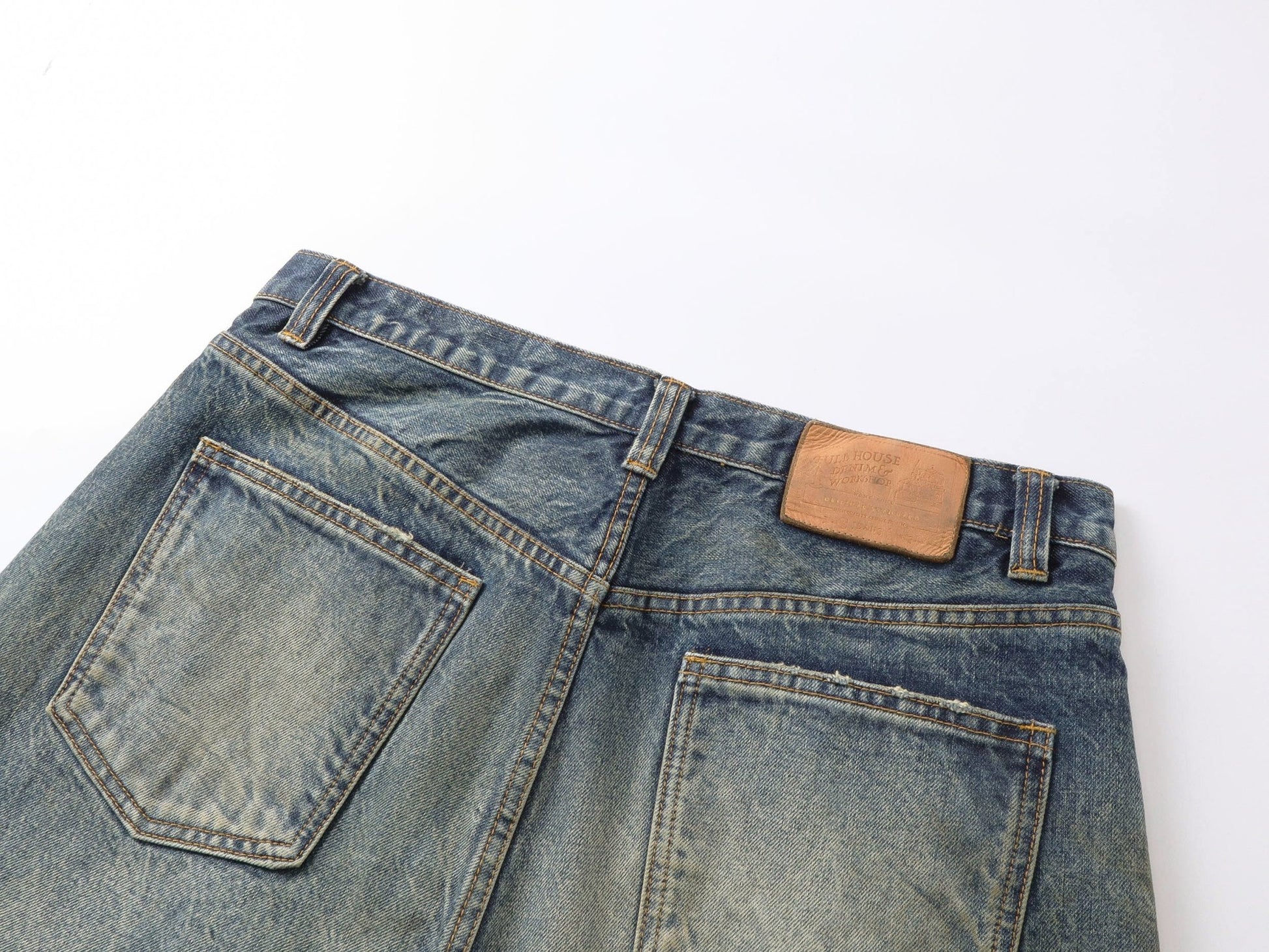 【Pre - Order】Dirty Painter Selvage Straight Leg Jeans - Full House Denim & Workshop