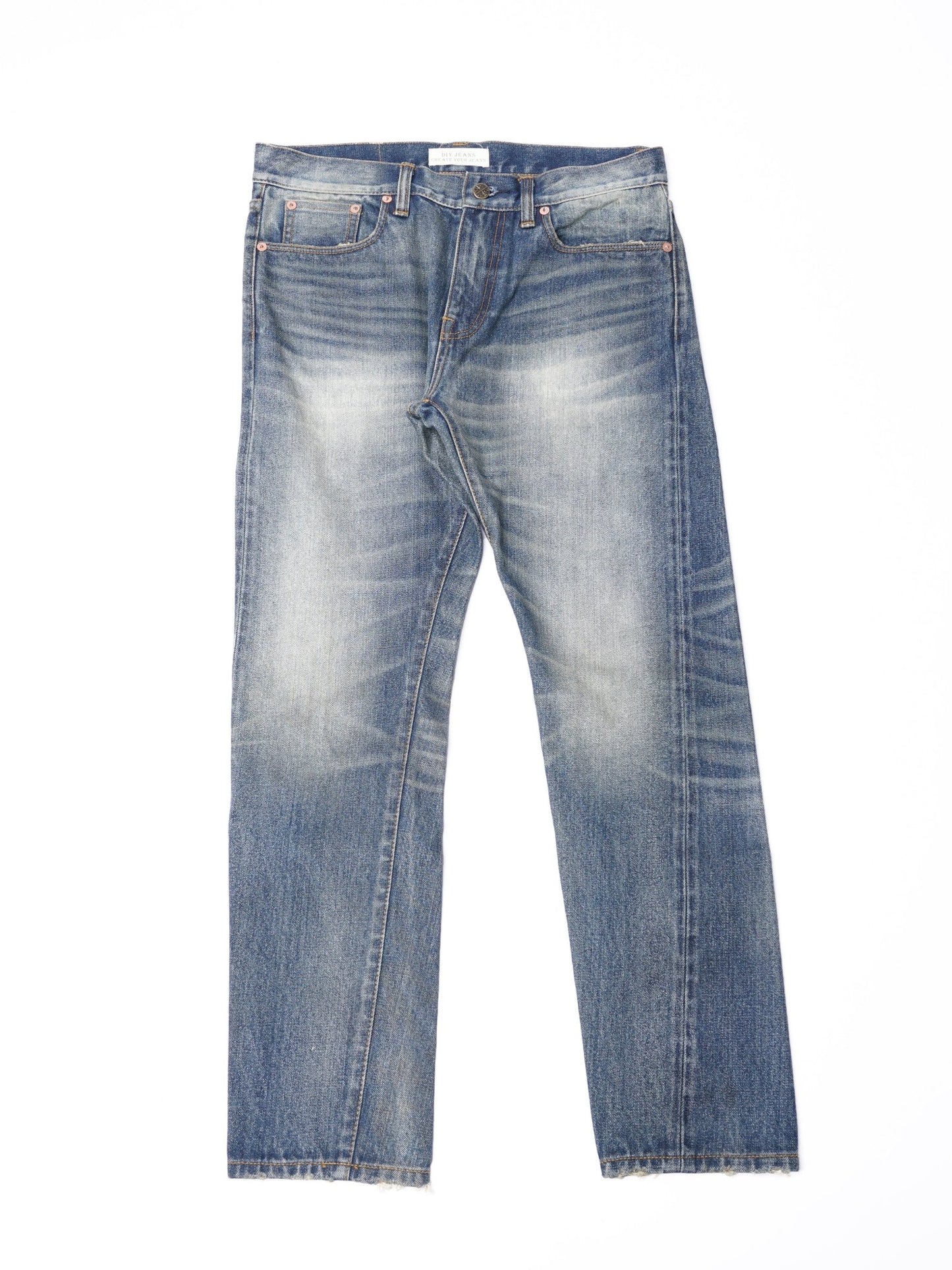 【訂製】R84 Vintage Washed 14oz. Slim Cut Jeans - Full House Denim & Workshop