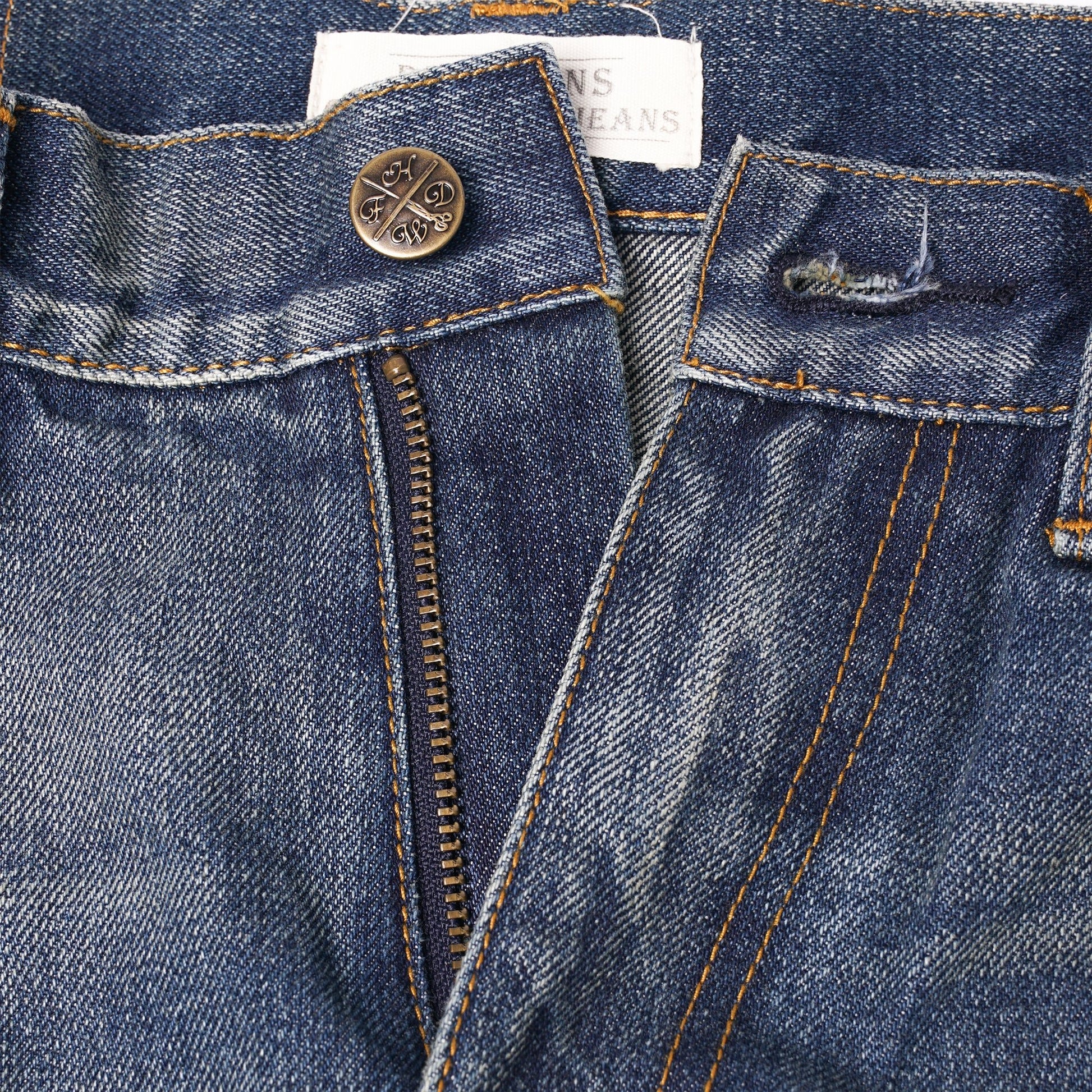 【訂製】R84 Vintage Washed 14oz. Slim Cut Jeans - Full House Denim & Workshop