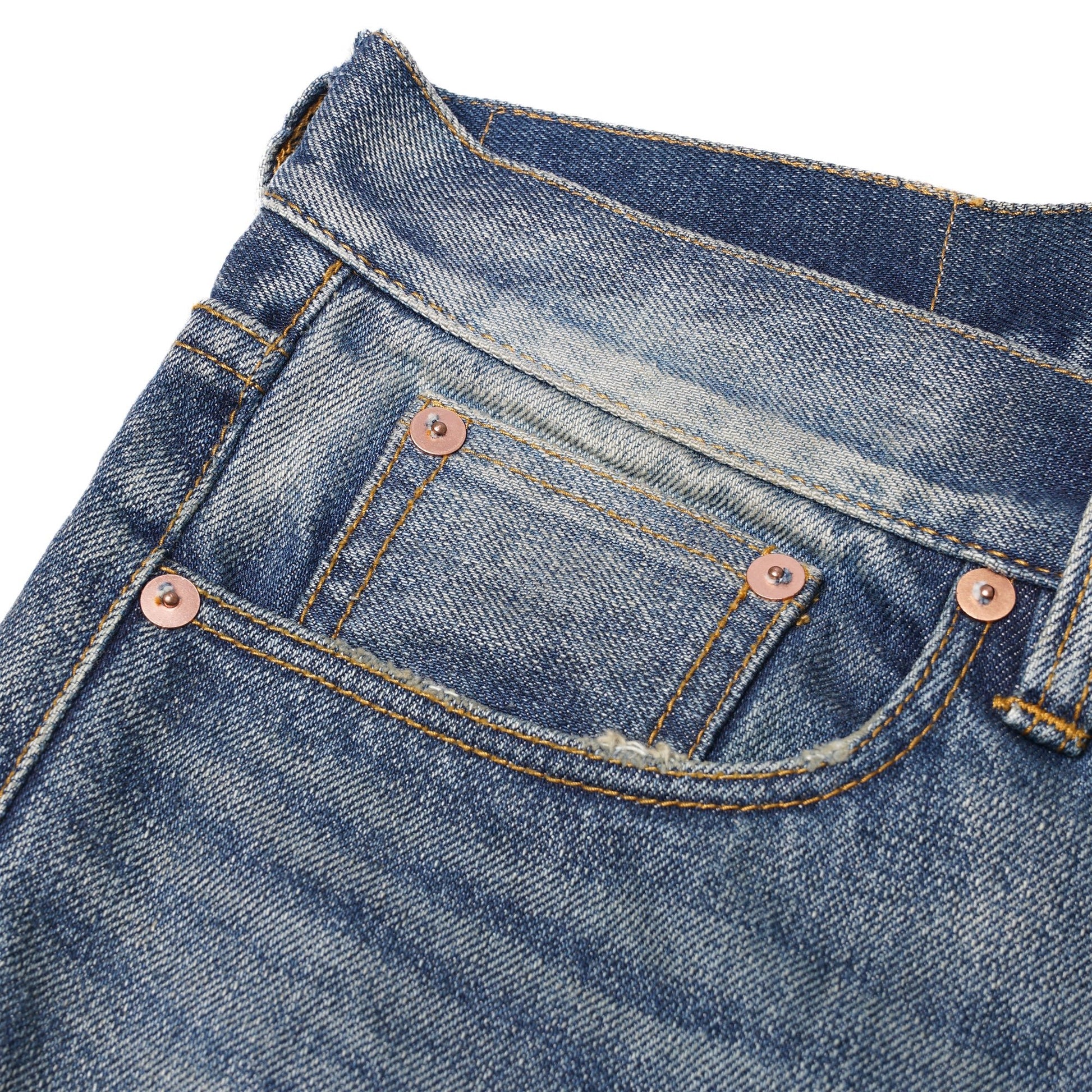 【訂製】R84 Vintage Washed 14oz. Slim Cut Jeans - Full House Denim & Workshop