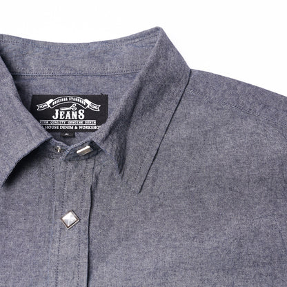 Retro Washed Chambray Shirt - Full House Denim & Workshop