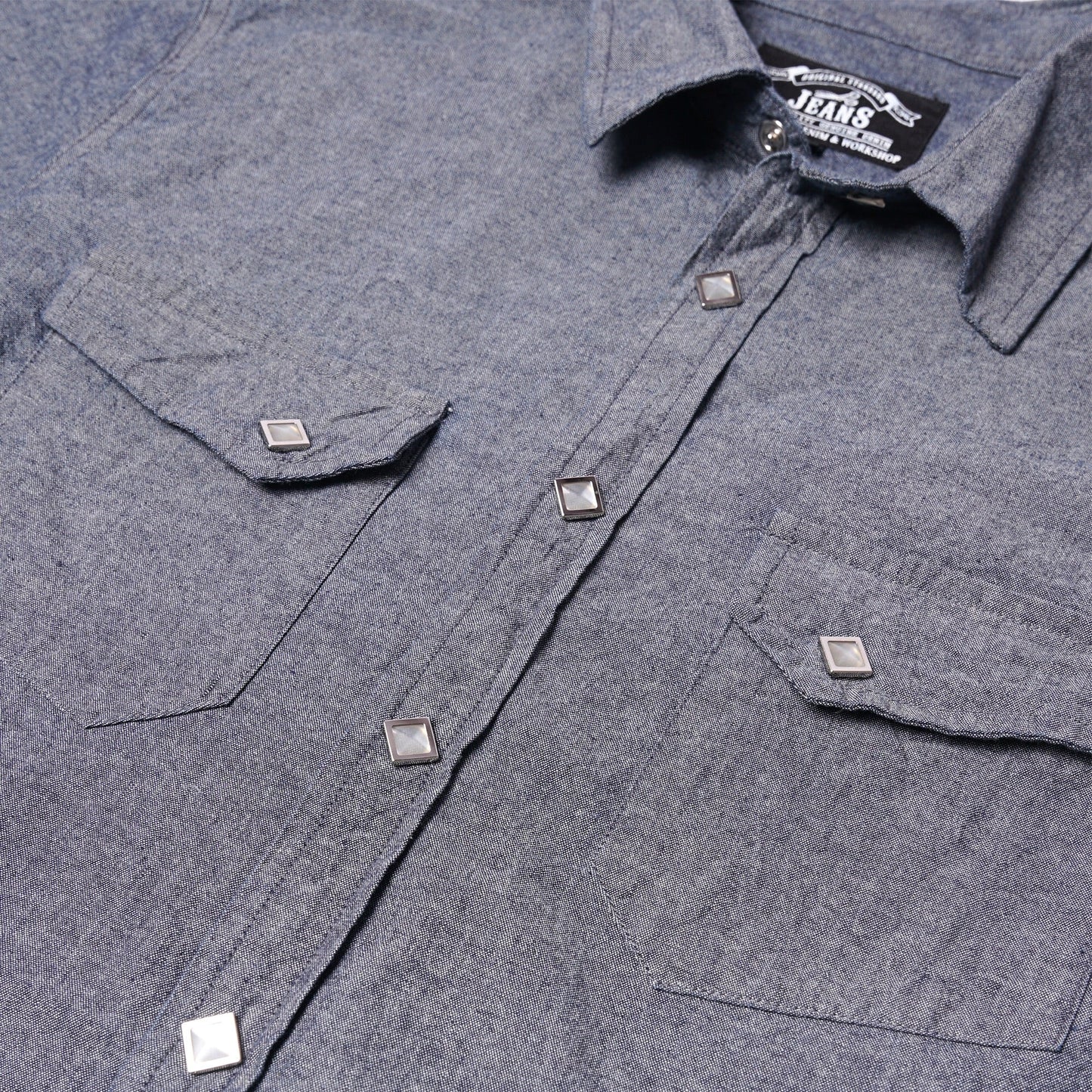 Retro Washed Chambray Shirt - Full House Denim & Workshop