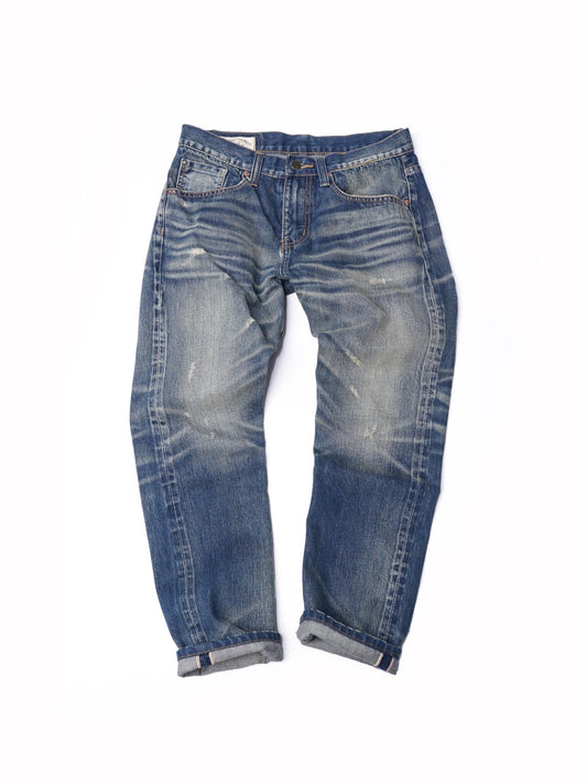 【訂製】RIII 3 Years Vintage Washed Slim Cut Jeans - Full House Denim & Workshop