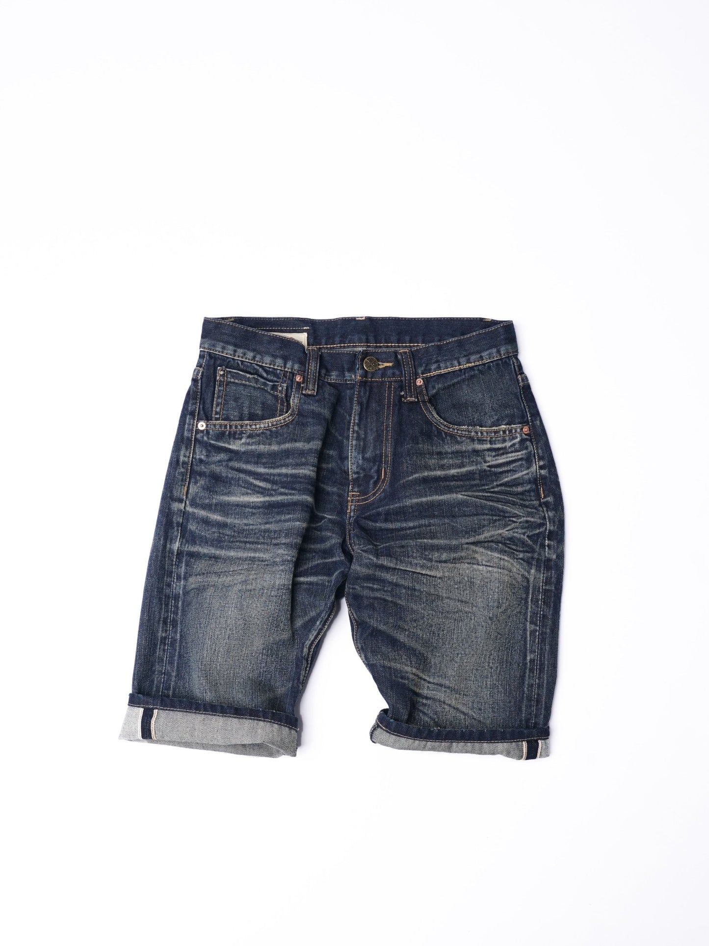 【訂製】RIV 2 Years 14oz. Washed Shorts Jeans - Full House Denim & Workshop