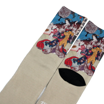 Ukiyo - e Lady Socks 美盾十二史靴下 - Full House Denim & Workshop