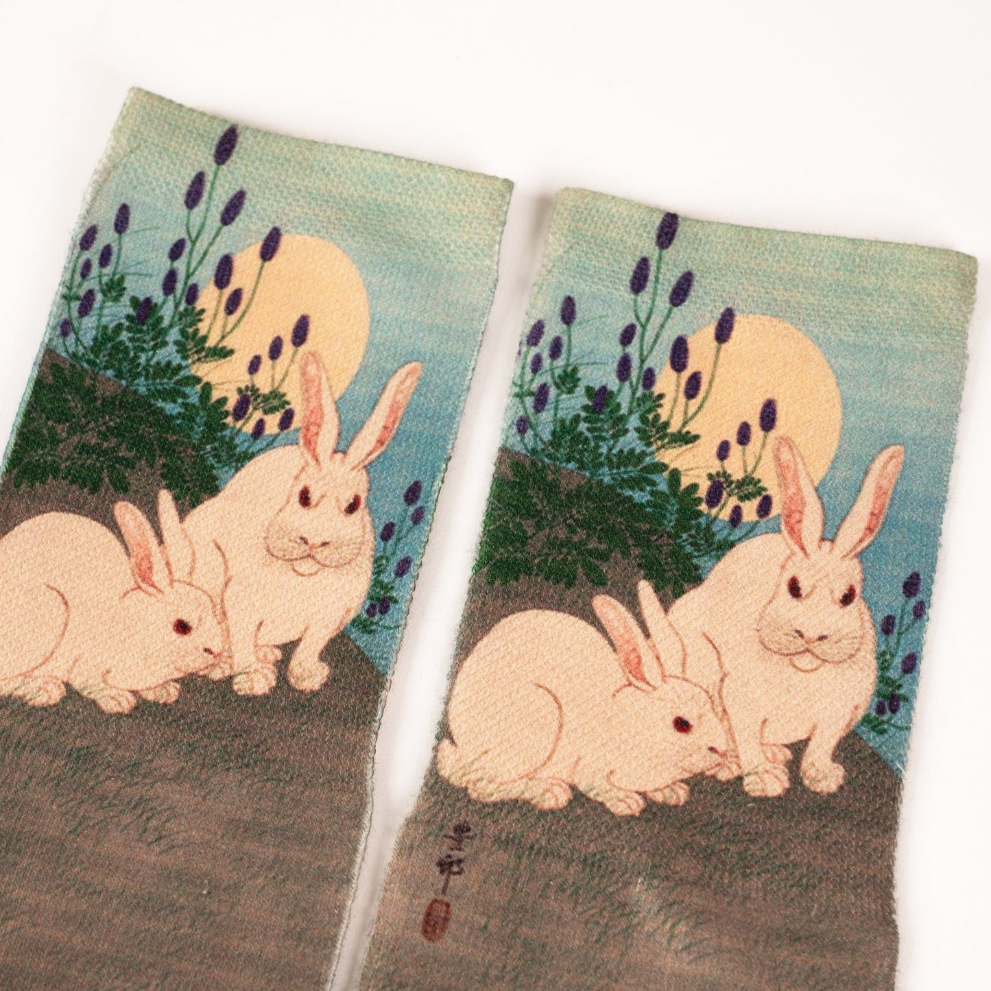 Ukiyo - e Rabbit Socks 野兎靴下 - Full House Denim & Workshop