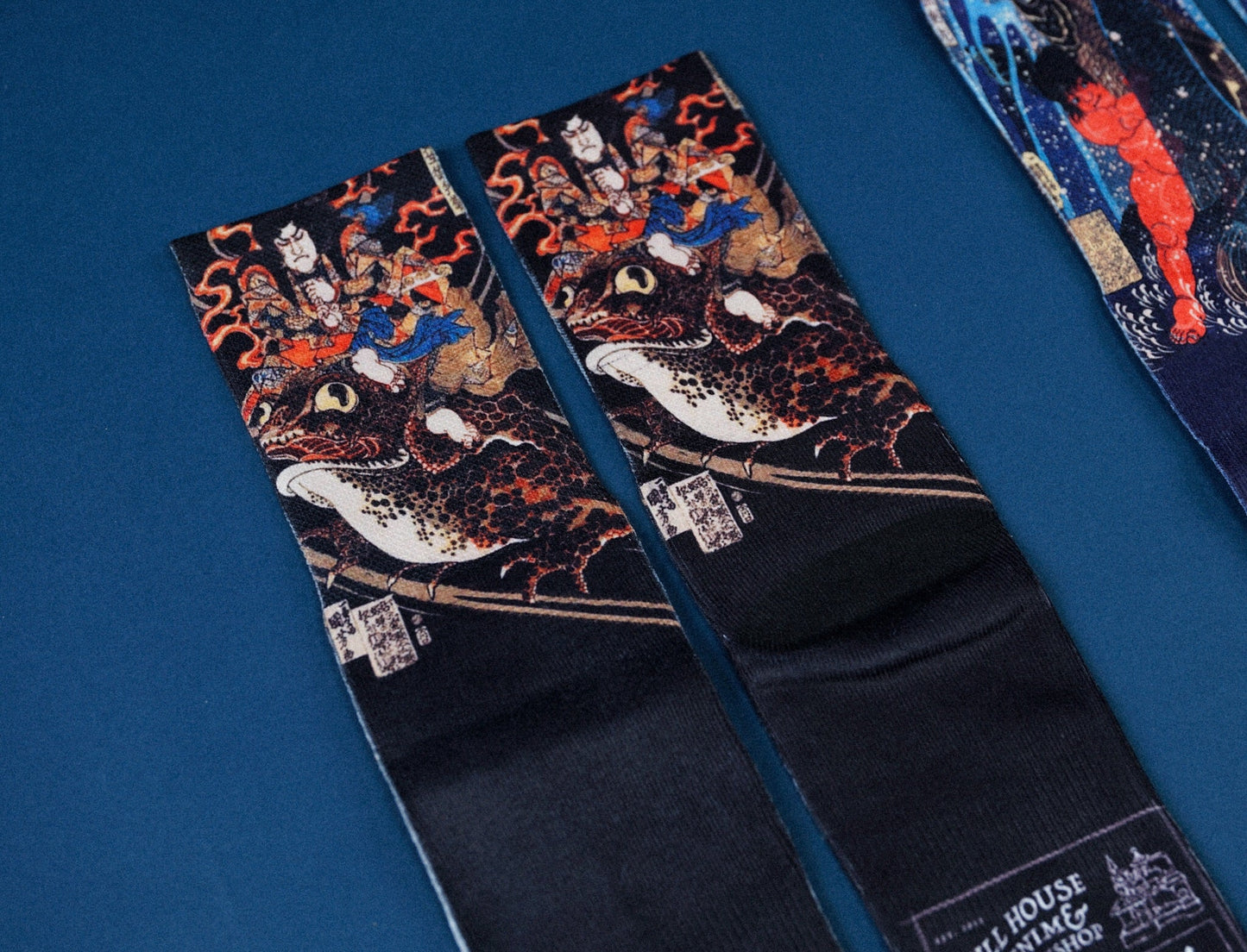 Ukiyo - e Samurai Socks - Full House Denim & Workshop