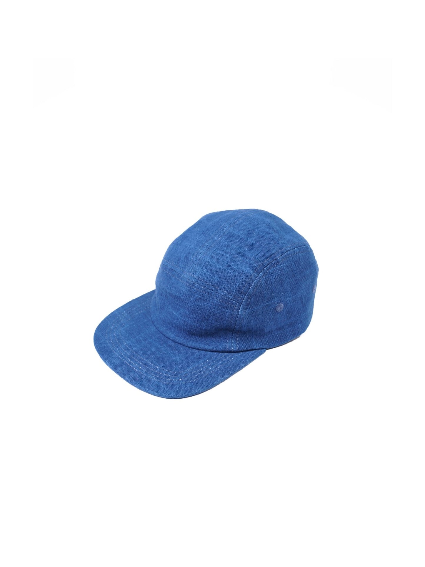 Washed Indigo 5 Panel Cap 洗水藍染五片帽 - Full House Denim & Workshop