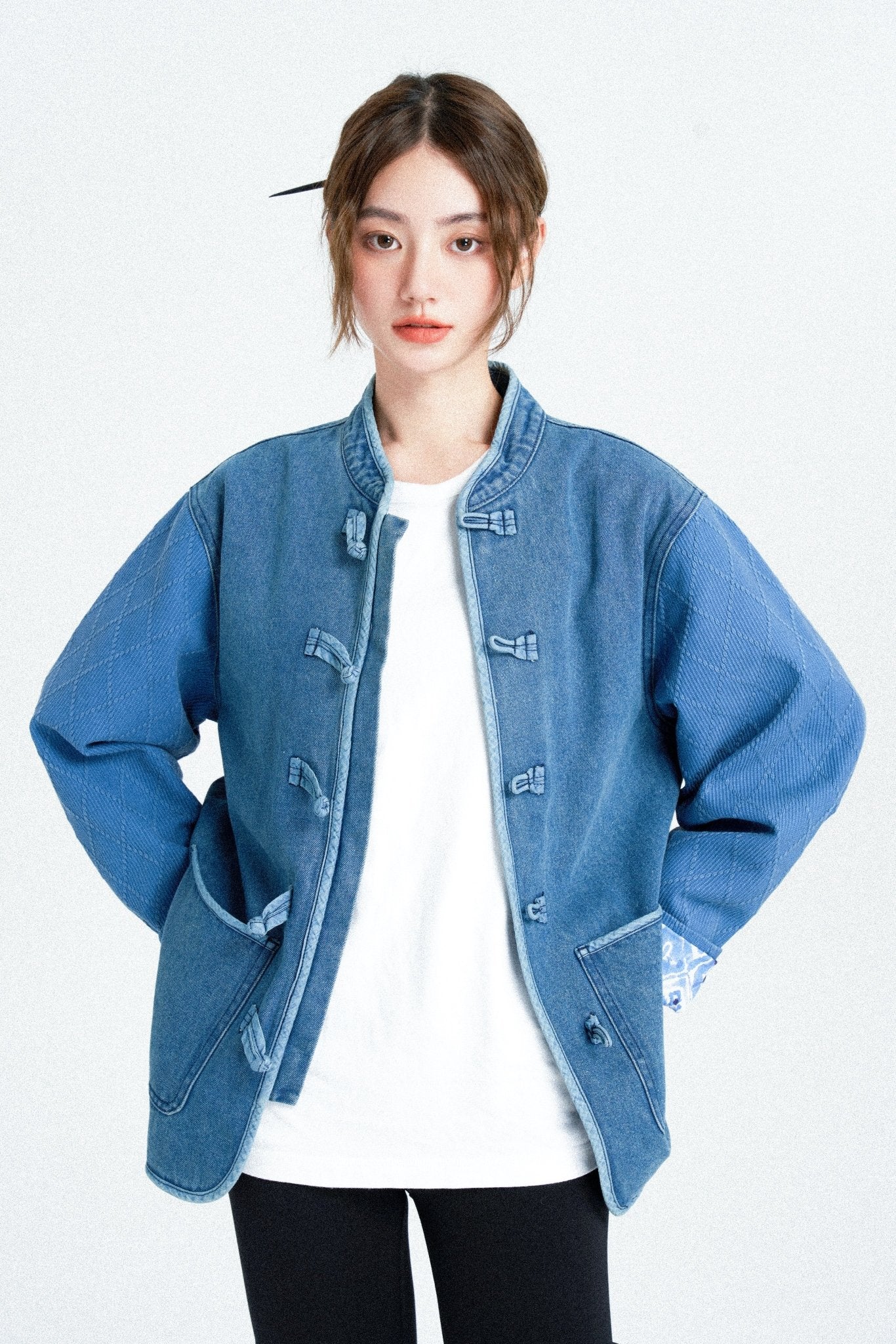 Washed Indigo Kendo KF Jacket 【男女同款】 - Full House Denim & Workshop