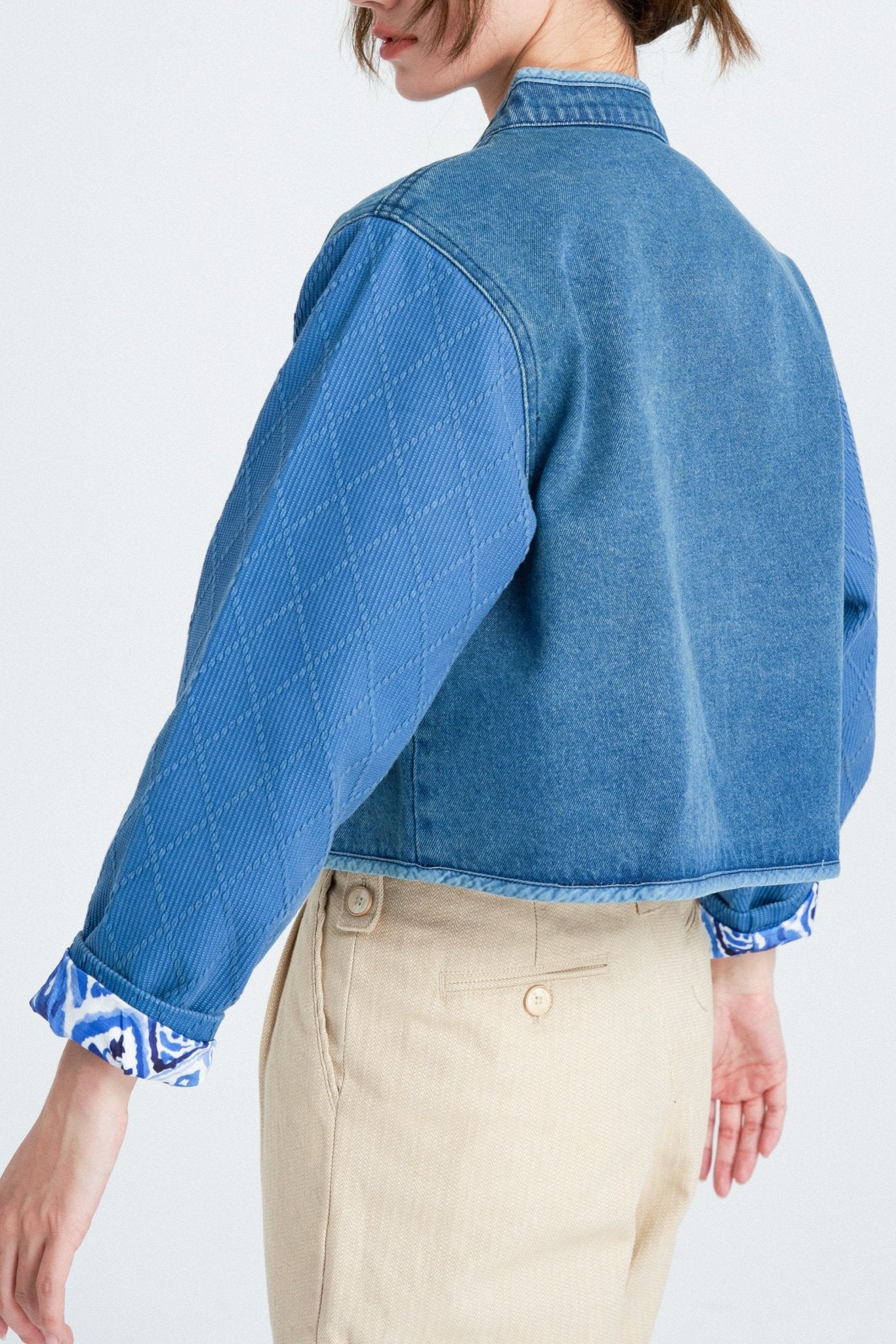 Washed Indigo Kendo KF Jacket 【男女同款】 - Full House Denim & Workshop